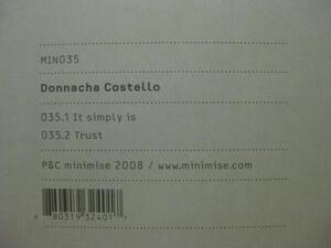 DONNACHA COSTELLO / IT SIMPLY IS ◆L560NO◆12インチ