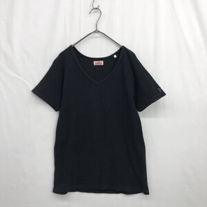 JZ0302★HR.MARKET : H刺繍 半袖Tシャツ★3★黒 ハリウッドランチマーケット