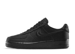 Stussy Nike Air Force 1 Low "Triple Black" 27.5cm CZ9084-001