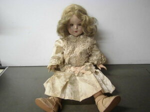 令ご543な-アンティークドール　お人形　目つぶり人形　約45cm