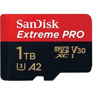 マイクロSD 1TB サンディスク Extreme PRO microSDXC A2 SDSQXCZ-1T00 海外パッ