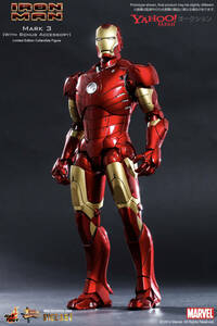 HOTTOYS ホットトイズ IronMan アイアンマン Mark3 マーク3 Diecast ダイギャスト Bonus Accessory ボーナスアクセサリー付 開封済