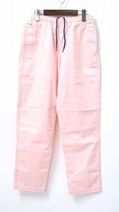 THREE FACE　(スリーフェイス)　 EASY PANTS 　コットン イージーパンツ PINK S スラックス トラウザー ボトム