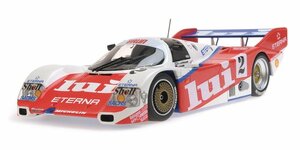 ＜新品＞　MINICHAMPS　PORSCHE 962　BRUN MOTORSPORT-MASS／LARRAURI／PAREJA　1987　1/18サイズ