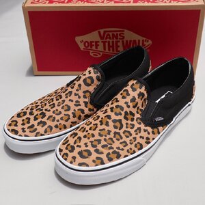 26cm Vans Classic Slip-on ANIMALIER Black バンズ レオパード ヒョウ柄 スリッポン スニーカー US8