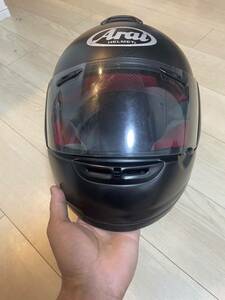 Arai アライ フルフェイスヘルメット HR-MONO4 エイチアール モノ4 フラットブラック Lサイズ 59-60cm 中古