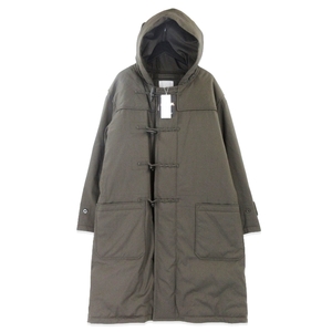 未使用 nanamica ナナミカ ダウンダッフルコート SUBF977 Down Duffle Coat カーキ S タグ付き 20019107