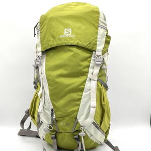 【極美品】SALOMON サロモン SKY 30 リュックサック バックパック デイパック アウトドア 登山 メンズ ナイロン グリーン JC091222