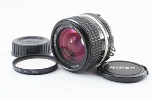 ★良品　動作確認済★ NIKON ニコン AI-S NIKKOR 28mm f2.8 MF レンズ　防湿庫管理 #H053