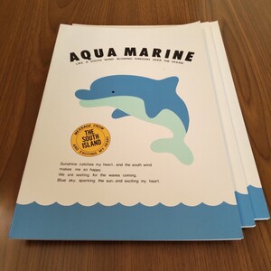 文具店在庫品☆サンエックス【AQUA MARINE】B5ノート 3冊☆