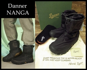 送無 希少 即完売品 新品 DANNER ダナー NANGA ナンガ 21AW D120250 インナー ダウン レザー コンビ フレッド オーバー ブーツ 25.0cm ④