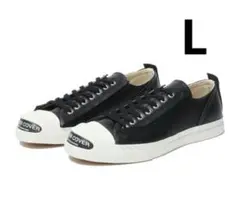 UNDERCOVER TOE LOGO LEATHER SNEAKERS L