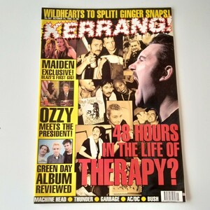 【KERRANG! NO.567】OCTOBER 14,1995/IRON MAIDEN/OZZY/THERAPY/AC/DC/RED HOT CHILI PEPPERS/NIRVANA/MACHNE HEAD/BUSH/ケラング