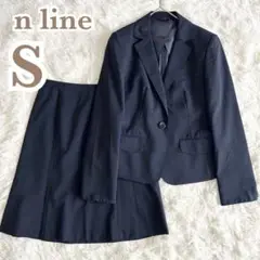 極美品 洋服の青山 佐々木希さん監修 n line スカートスーツネイビー7 S