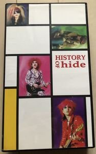 送料込み VHSビデオ HISTORY OF hide STAGE1 ビデオのみ 横須賀サーベルタイガー KYO REM TOKIHIKO