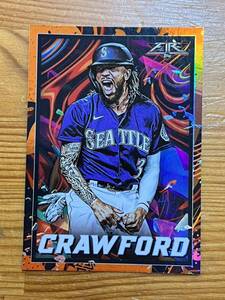 2022 Topps Fire J.P. (ジョン・ポール)・クロフォード J.P. Crawford Orange Foil Parallel /299