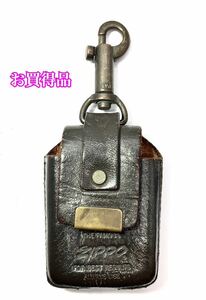 A11 ◆ Zippo ジッポー　★ヴィンテージ感漂う おしゃれな 革ケース　綺麗です！　//タバコ 煙草 ライター グッズ ★希少品※激安出品中！