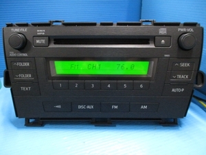 トヨタ ZVW３０ プリウス 純正オーディオ CD/AM・FM 86120-47360