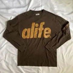 00s USA製 ALIFE Logo Long T Shirt