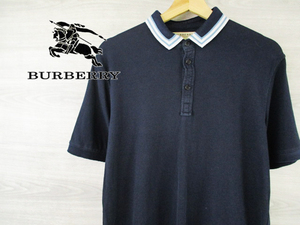 M1018y BURBERRY●バーバリー＜半袖ポロシャツ＞Mサイズ●Ricicli17