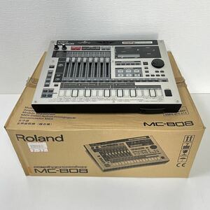 Roland ローランド MC-808 sampling groovebox リズムマシン 箱付 音出確認済 現状品 