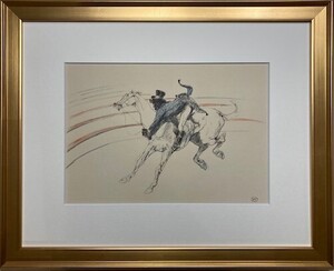 【特価】　≪　　 トゥールーズ　ロートレック　　≫　　リトグラフ【石版画】 　　CHOCOLAT SCENE COMIQUE 　1952年　　TOULOUSE-LAUTREC