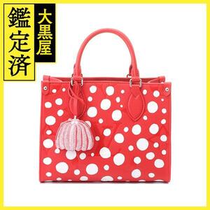 LOUIS VUITTON　ルイヴィトン　LV×YK　オンザゴーPM モノ・アンプラント　ルージュブラン　M46412【472】RKT