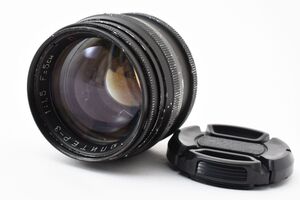 ★希少良品★ ジュピター JUPITER-3 50mm F1.5 ブラック レンズフロントキャップ付き♪《希少色！》★完動品★ #0851 #41029269 #0832