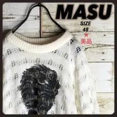 MASU エムエーエスユー ウール ニット ベートーヴェンロゴ入り