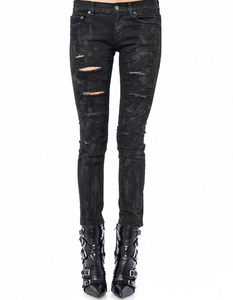 【美品！希少！】☆ SAINT LAURENT PARIS サンローランパリ エディ期 13AW distressed jeans ☆デストロイ デニム ダメージ ジーンズ