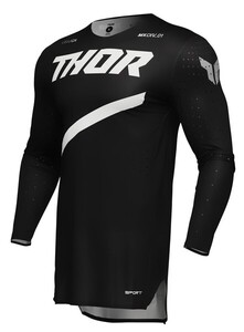 Lサイズ MXジャージ THOR SPORT BRAVE ブラック モトクロス 正規輸入品 WESTWOODMX 25