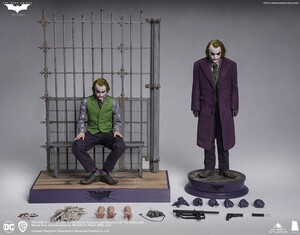 新品 INART ジョーカー 1/6 植毛版2体セット ダークナイト バットマン