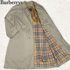 【美品】Burberry バーバリー ノバチェック ステンカラーコート トレンチ ライナー 2way ベージュ サイズ94-175