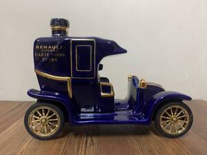 未開封 車の形をした特殊セラミック製ワインボトル RENAULT COGNAC CARTE NOIRE EXTRA 700ml