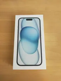 Apple iPhone 15 青　箱と付属品