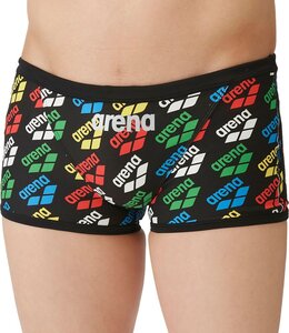 1566002-ARENA/メンズ 競泳トレーニング水着 スパッツ ショートレッグ ショートボックス 水泳 練習用/