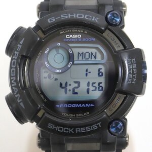 【G-SHOCK FROGMAN】CASIO カシオ ジーショック フロッグマン 腕時計 デジタル 200m潜水用防水 ブラック GWF-D1000B/ij0935