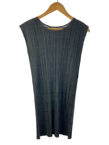 PLEATS PLEASE ISSEY MIYAKE◆チュニック/3/ポリエステル/BLK/PP43-JT536