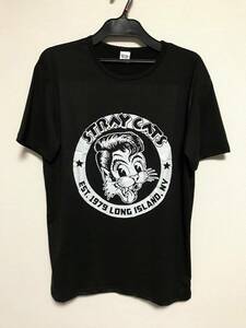 ストレイキャッツ　ブライアンセッツァー　Tシャツ　ロカビリー　黒　ブラック　stray cats brian setzer　ロカビリー　バンドt　モッズ