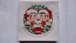 不二家　ペコちゃんポコちゃん　クリスマスイヤープレート　2009年　新品