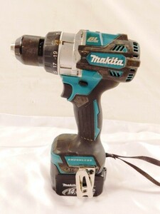 A870★makita/充電式振動ドライバドリル/HP486D/14.4VバッテリBL1430/工具/DIY/マキタ/ジャンク★送料730円〜