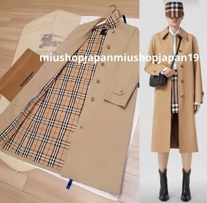 最終価格●本物上質● バーバリーロンドン バーバリー ベージュ ステンカラーコート ノバチェック BURBERRY トレンチコート　 LONDON　M L