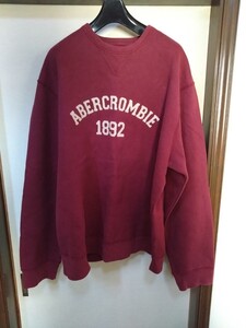 Abercrombie & Fitch ビンテージトレーナー XL レッド