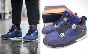 【26cm】NIKE ナイキ AIR JORDAN 4 RETRO WNTR エアジョーダン 4 レトロ ウィンター US8 ネイビー 紺 スニーカー CQ9597 401