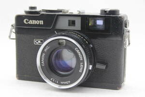 【返品保証】 キャノン Canon Canonet QL17 ブラック 40mm F1.7 レンジファインダー カメラ s8105