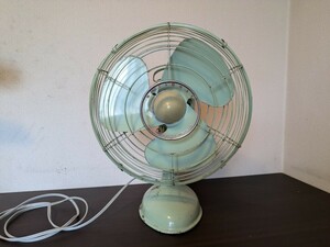 昭和 レトロ ナショナル M-2 三枚羽根　扇風機 ELECTRIC FAN アンティーク 実働品　