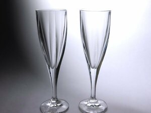 ■ボヘミアグラス　　ペア・シャンパンフルート　　クリスタルグラス　　ボヘミアングラス　　　〈同梱対象商品〉