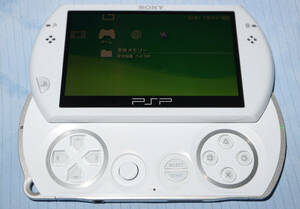 PSP-GO パールホワイト PSP-N1000 pw + 16GM2カード