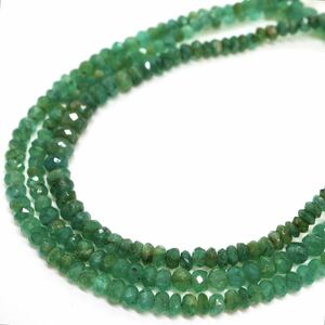 《K18 天然エメラルドネックレス&ブレスレット》J 12.5g 約46.5cm/21cm emerald necklace ジュエリー jewelry EA2/EA2