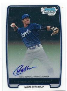 2012 Bowman Chrome Cheslor Cuthbert Auto